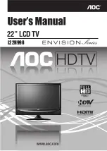 Предварительный просмотр 1 страницы AOC L22H998 User Manual