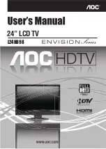 Preview for 1 page of AOC L24H898 User Manual