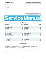 Предварительный просмотр 1 страницы AOC L26WA91 Service Manual