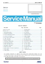 Preview for 1 page of AOC L27W451B Service Manual