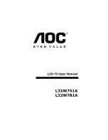 Preview for 1 page of AOC L32W751A User Manual