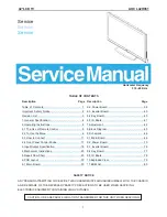 Preview for 1 page of AOC L42H961 Service Manual