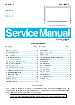 Предварительный просмотр 1 страницы AOC L42W761 Service Manual