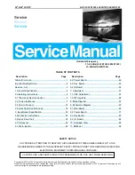 AOC LC32D1322 Service Manual preview