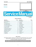 AOC LC32W163 Service Manual preview