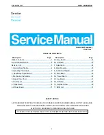 Preview for 1 page of AOC LE26W154 Service Manual