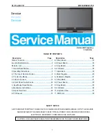 AOC LE32A1710 Service Manual preview