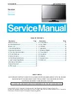 AOC LE32A3330/61 Service Manual preview