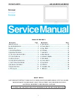 AOC LE32D0330 Service Manual предпросмотр