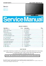 Предварительный просмотр 1 страницы AOC LE32D1332 Service Manual