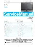 Preview for 1 page of AOC LE32D5520 Service Manual