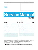 Preview for 1 page of AOC LE32K1D7 Service Manual