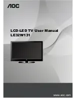 Предварительный просмотр 26 страницы AOC LE32W131 User Manual