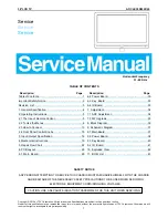 Предварительный просмотр 1 страницы AOC LE39D5322/40 Service Manual