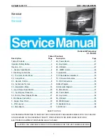 AOC LE42H057D Service Manual предпросмотр