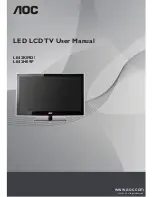 AOC LE42H09P User Manual preview