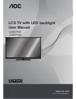 AOC LE46D7840 User Manual preview