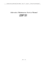 AOC LE58F1351 Maintenance Service Manual предпросмотр