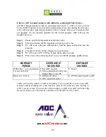 Preview for 22 page of AOC LM-510 User Manual