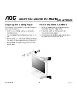 Preview for 9 page of AOC LM720BGE User Manual