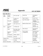 Preview for 16 page of AOC LM720BGE User Manual