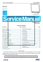 Preview for 1 page of AOC LM960S Service Manual