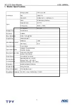 Preview for 4 page of AOC LM960S Service Manual