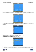 Preview for 8 page of AOC M19W531 Service Manual