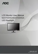 AOC M2470SWD User Manual предпросмотр