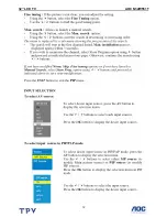 Preview for 12 page of AOC N32W551T Service Manual