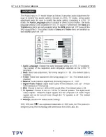 Preview for 9 page of AOC Norcent LT3725 Service Manual