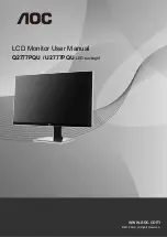 Предварительный просмотр 1 страницы AOC Q2777PQU User Manual