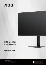 Предварительный просмотр 1 страницы AOC Q27V5C/BK User Manual