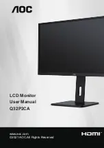 AOC Q32P2CA User Manual preview