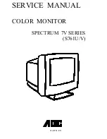 Preview for 1 page of AOC S761U Service Manual