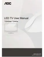 Preview for 1 page of AOC T2242we User Manual