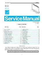 Preview for 1 page of AOC T32013 Service Manual