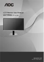 Предварительный просмотр 1 страницы AOC U3277PWQU User Manual