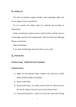 Preview for 5 page of Aolait LED Fresnel Spotlight User Manual