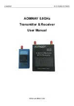 AOMWAY TX004 User Manual предпросмотр