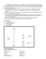 Предварительный просмотр 2 страницы Aoni B006 User Manual