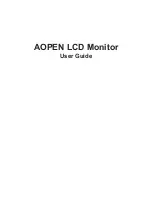 Preview for 1 page of AOpen 24MX1 User Manual