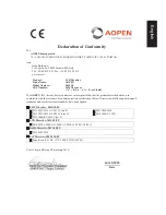 Предварительный просмотр 9 страницы AOpen 24MX1 User Manual