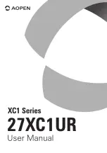 AOpen 27XC1UR User Manual предпросмотр