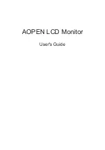 Предварительный просмотр 1 страницы AOpen 32HC5QR User Manual