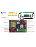 Предварительный просмотр 1 страницы AOpen AK86-L Easy Installation Manual