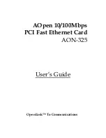 AOpen AON-325 User Manual preview