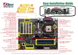 Предварительный просмотр 1 страницы AOpen AX4C Pro Easy Installation Manual