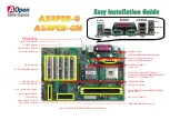 AOpen AX4PER-G Easy Installation Manual предпросмотр