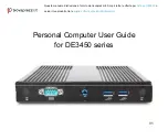 AOpen DE3450 Series User Manual предпросмотр